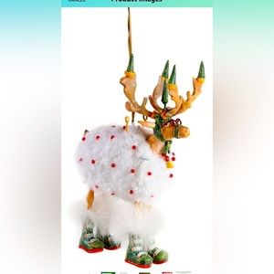 MacKenzie-Childs Patience Brewster Dash Away Blitzen Reindeer Ornament